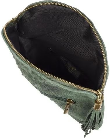 FIRENZE ARTEGIANI CAPOLIVERI BOLSO BANDOLERA VERDE OSCURO
