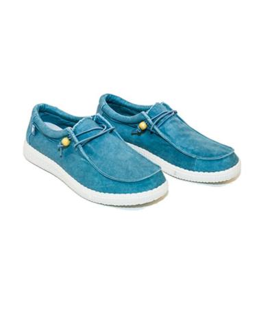 Zapatos de Mujer WALK IN PITAS WALLABY WASHED CANVAS LIGERO AQUA