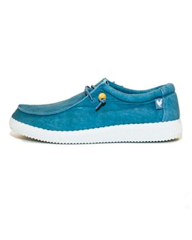 Zapatos de Mujer WALK IN PITAS WALLABY WASHED CANVAS LIGERO AQUA