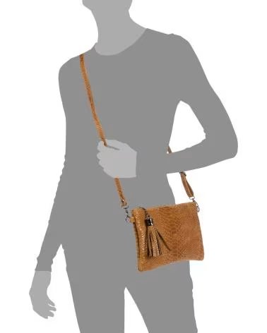 firenze artegiani Ermine Bolso bandolera CUERO