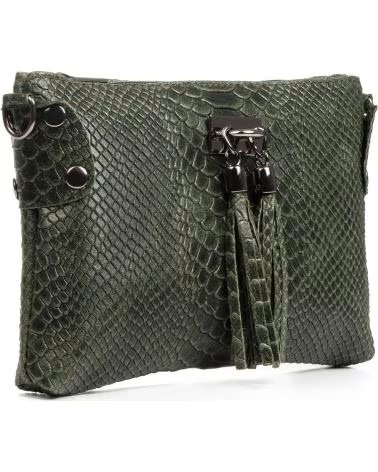 firenze artegiani Savina Bolso bandolera VERDE OSCURO
