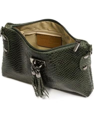 firenze artegiani Savina Bolso bandolera VERDE OSCURO