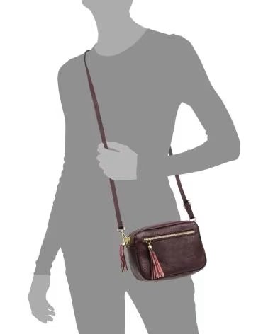 FIRENZE ARTEGIANI DELFINA BOLSO BANDOLERA BURDEOS