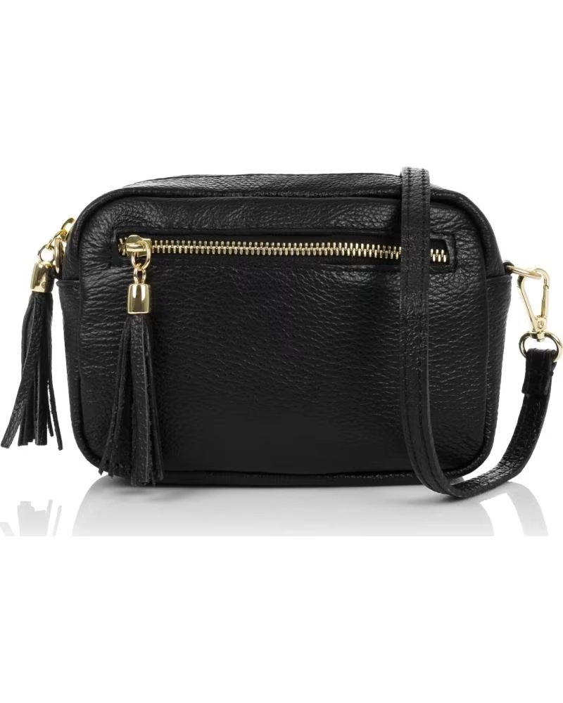 FIRENZE ARTEGIANI DELFINA BOLSO BANDOLERA NEGRO