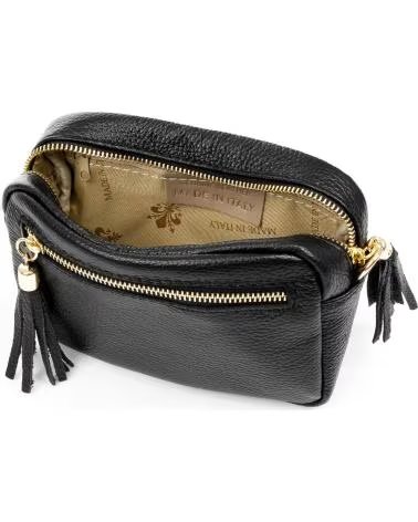 FIRENZE ARTEGIANI DELFINA BOLSO BANDOLERA NEGRO