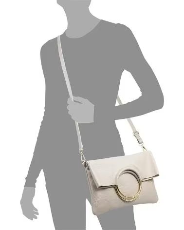 FIRENZE ARTEGIANI CORINNA BOLSO BANDOLERA GRIS CLARO
