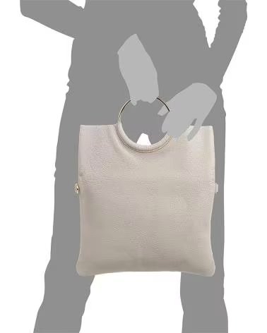 FIRENZE ARTEGIANI CORINNA BOLSO BANDOLERA GRIS CLARO