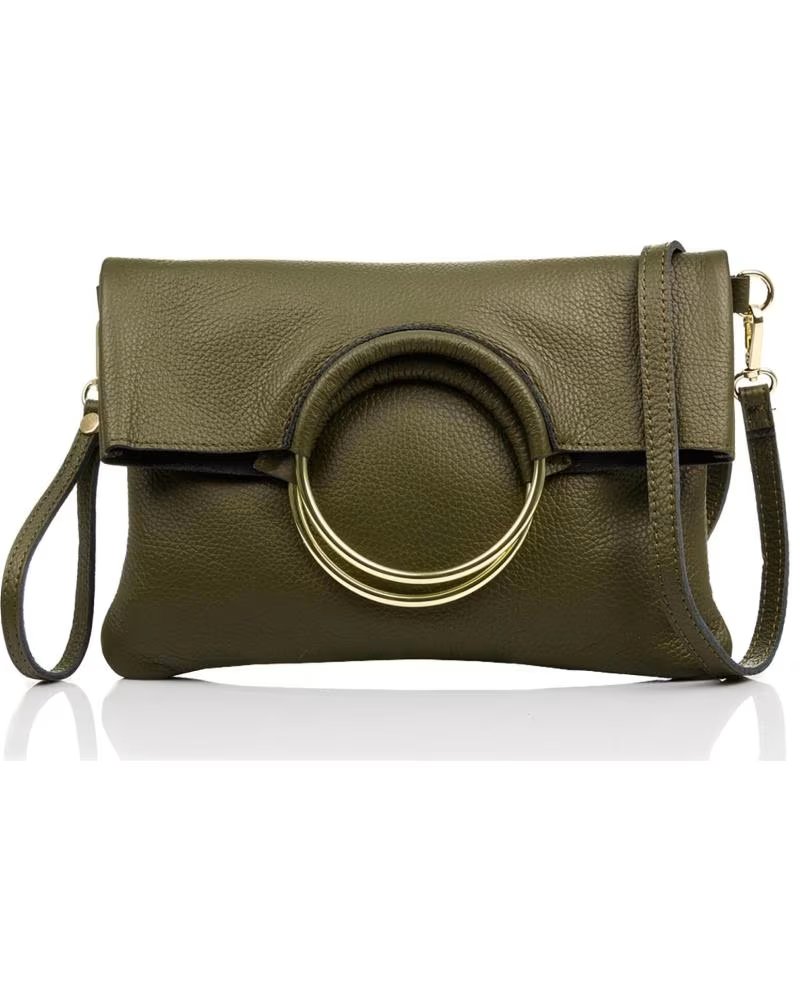 FIRENZE ARTEGIANI CORINNA BOLSO BANDOLERA VERDE MILITAR