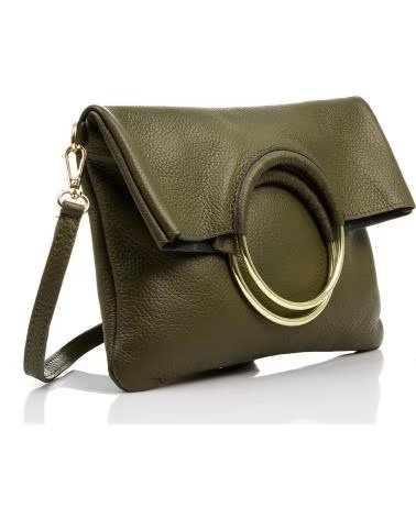 FIRENZE ARTEGIANI CORINNA BOLSO BANDOLERA VERDE MILITAR