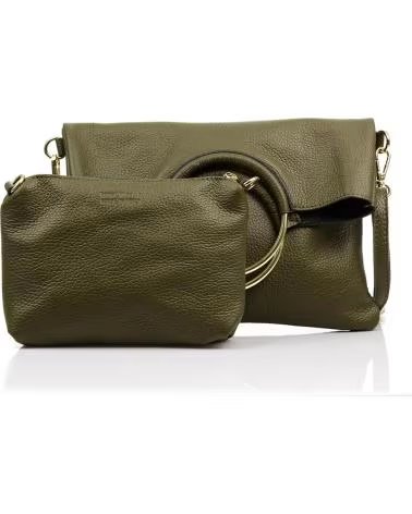 FIRENZE ARTEGIANI CORINNA BOLSO BANDOLERA VERDE MILITAR