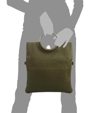 FIRENZE ARTEGIANI CORINNA BOLSO BANDOLERA VERDE MILITAR