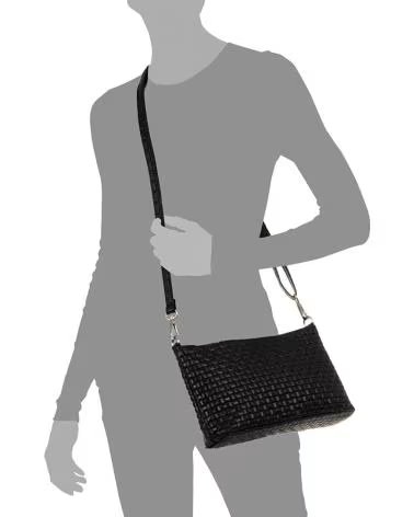 FIRENZE ARTEGIANI ZIA BOLSO BANDOLERA NEGRO
