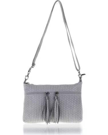 FIRENZE ARTEGIANI GENOVA BOLSO BANDOLERA GRIS CLARO