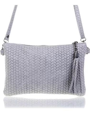 FIRENZE ARTEGIANI OLEGGIO BOLSO BANDOLERA GRIS CLARO