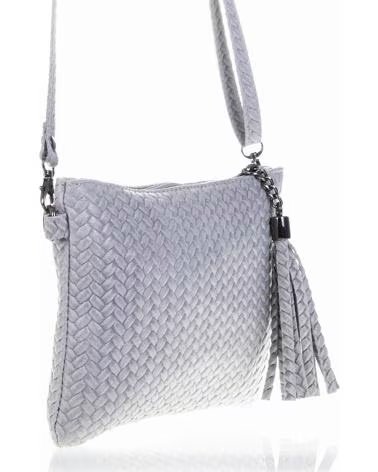 FIRENZE ARTEGIANI OLEGGIO BOLSO BANDOLERA GRIS CLARO
