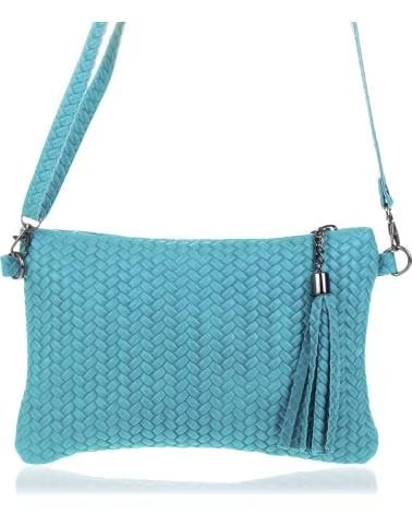 FIRENZE ARTEGIANI OLEGGIO BOLSO BANDOLERA TURQUESA