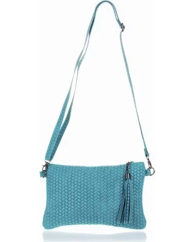 FIRENZE ARTEGIANI OLEGGIO BOLSO BANDOLERA TURQUESA