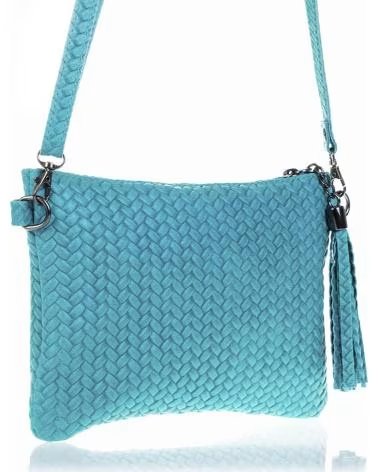 FIRENZE ARTEGIANI OLEGGIO BOLSO BANDOLERA TURQUESA