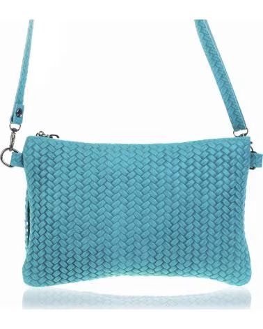 FIRENZE ARTEGIANI OLEGGIO BOLSO BANDOLERA TURQUESA