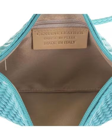 FIRENZE ARTEGIANI OLEGGIO BOLSO BANDOLERA TURQUESA