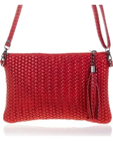 FIRENZE ARTEGIANI OLEGGIO BOLSO BANDOLERA ROJO