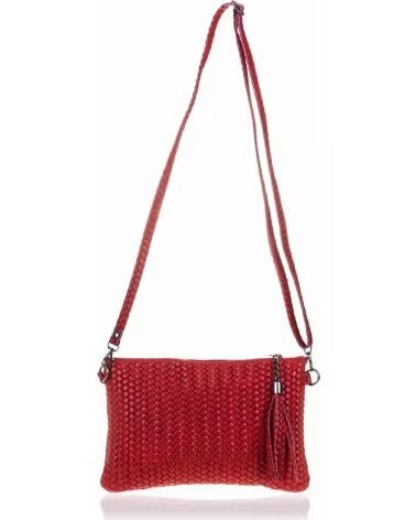 FIRENZE ARTEGIANI OLEGGIO BOLSO BANDOLERA ROJO