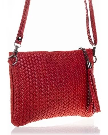 FIRENZE ARTEGIANI OLEGGIO BOLSO BANDOLERA ROJO