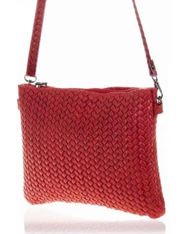 FIRENZE ARTEGIANI OLEGGIO BOLSO BANDOLERA ROJO