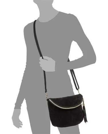 FIRENZE ARTEGIANI CENERENTE BOLSO BANDOLERA NEGRO