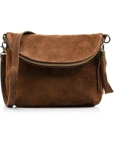 FIRENZE ARTEGIANI CENERENTE BOLSO BANDOLERA MARRóN OSCURO