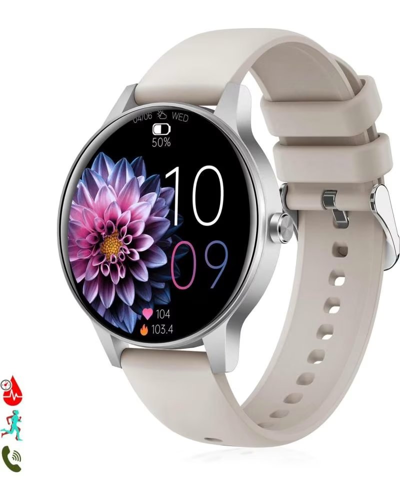 DAM SMARTWATCH QS80 NEW BEIGE CLARO