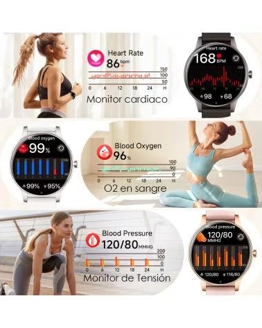DAM SMARTWATCH QS80 NEW BEIGE CLARO