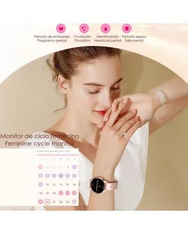 DAM SMARTWATCH QS80 NEW BEIGE CLARO
