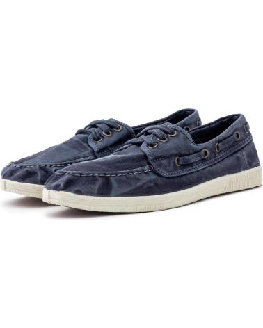 Zapatos de Hombre NATURAL WORLD ZAPATO NAUTICO 613E-677 AZUL