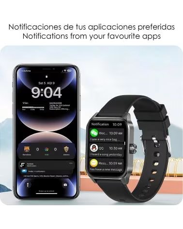 DAM SMARTWATCH QX15 ROSA CLARO