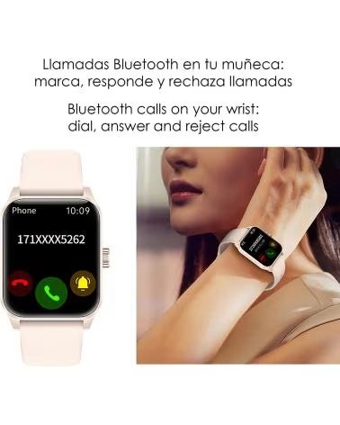 DAM SMARTWATCH QX15 ROSA CLARO