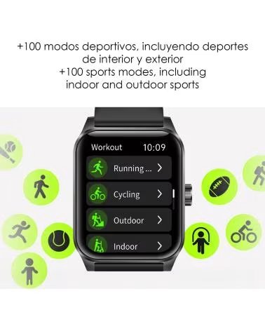 DAM SMARTWATCH QX15 ROSA CLARO