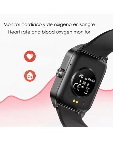 DAM SMARTWATCH QX15 ROSA CLARO