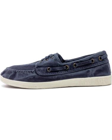 Zapatos de Hombre NATURAL WORLD ZAPATO NAUTICO 613E-677 AZUL
