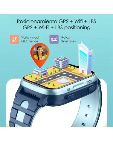 DAM SMARTWATCH K15 4G GPS ROSA