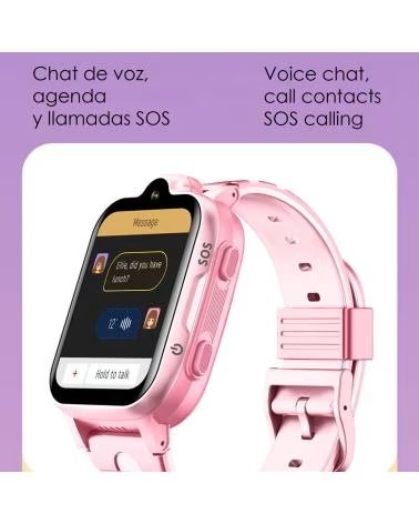 DAM SMARTWATCH K15 4G GPS ROSA
