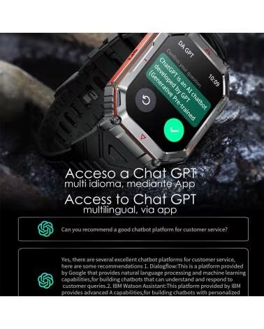 DAM SMARTWATCH KR92 GPS NEGRO