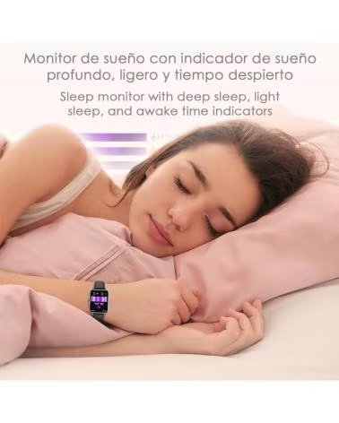 DAM SMARTWATCH QS01 PRO ROSA CLARO