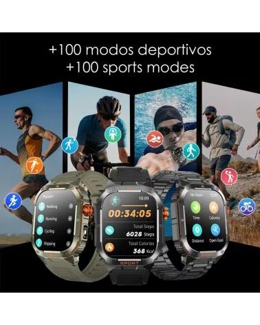 DAM SMARTWATCH D16 NEGRO