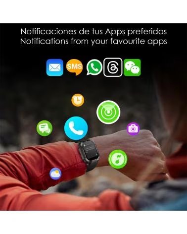 DAM SMARTWATCH D16 NEGRO