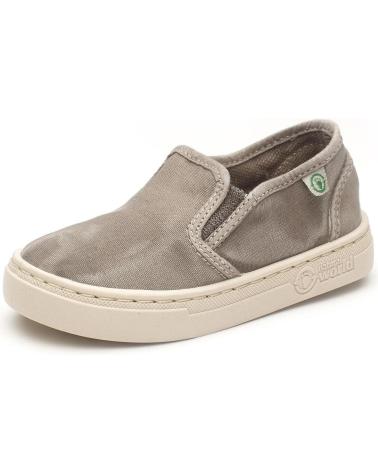 Sportif pour Garçon NATURAL WORLD 50-OLD NEILA-SLIPON ELAST ENCI GRIS CLARO