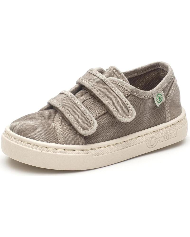 Esportes  de Menina e Menino NATURAL WORLD 50-OLD LEZA-DEPORT DOBLE VELCR GRIS CLARO