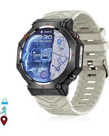 DAM SMARTWATCH KC91 GPS GRIS CLARO