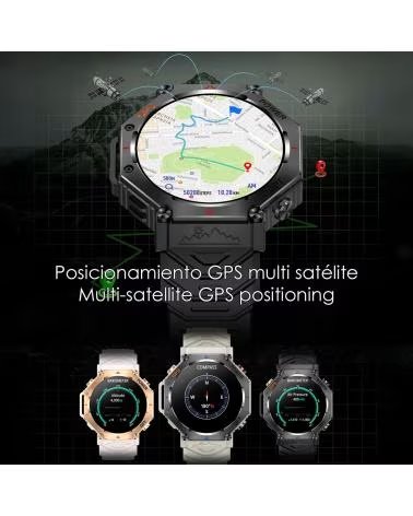 DAM SMARTWATCH KC91 GPS ROSA CLARO