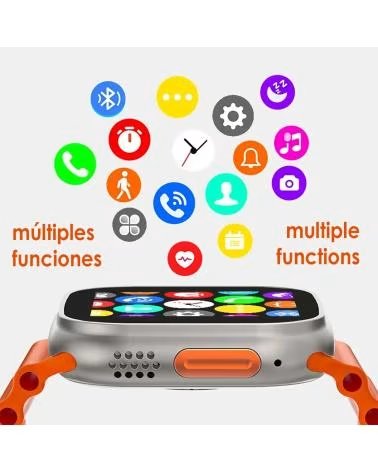 DAM SMARTWATCH T500 ULTRA NEGRO